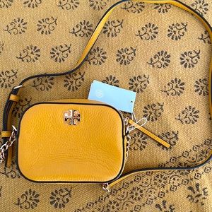 Tory Burch crossbody yellow bag